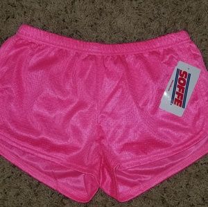 New with Tags Soffe Pink Mesh Shorts
